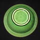 Bowl or empty pocket in green porcelain