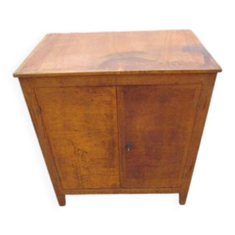 Small antique wooden work or storage cabinet.