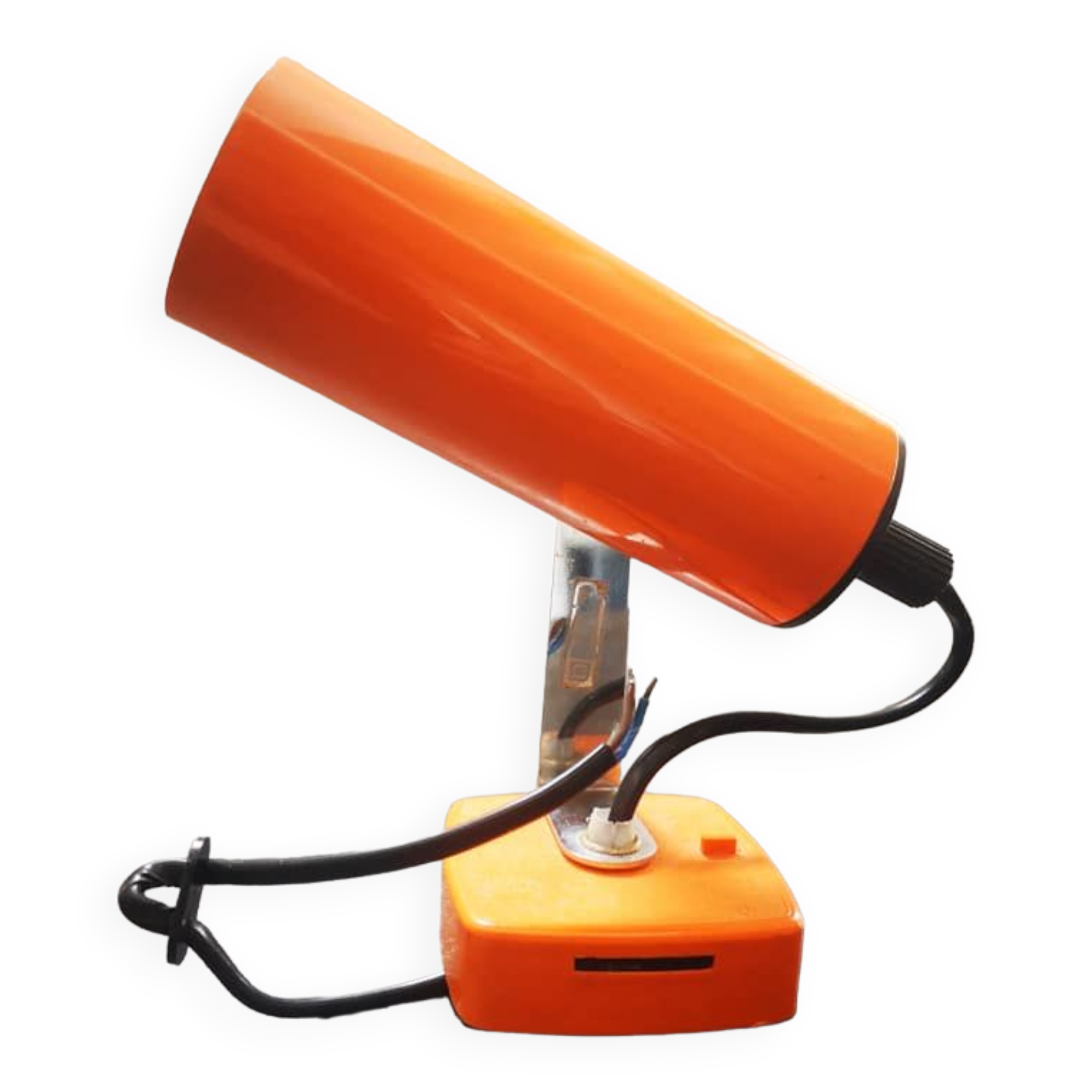 Wall spot wall lamp Italian orange ceiling lamp vintage 100%70 Targetti Sankey