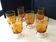 6 verres à vin Luminarc en verre ambré