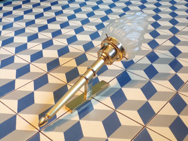 Applique flambeau verre de Vianne