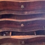 Office in slope of the period Louis XV inlaid rosewood