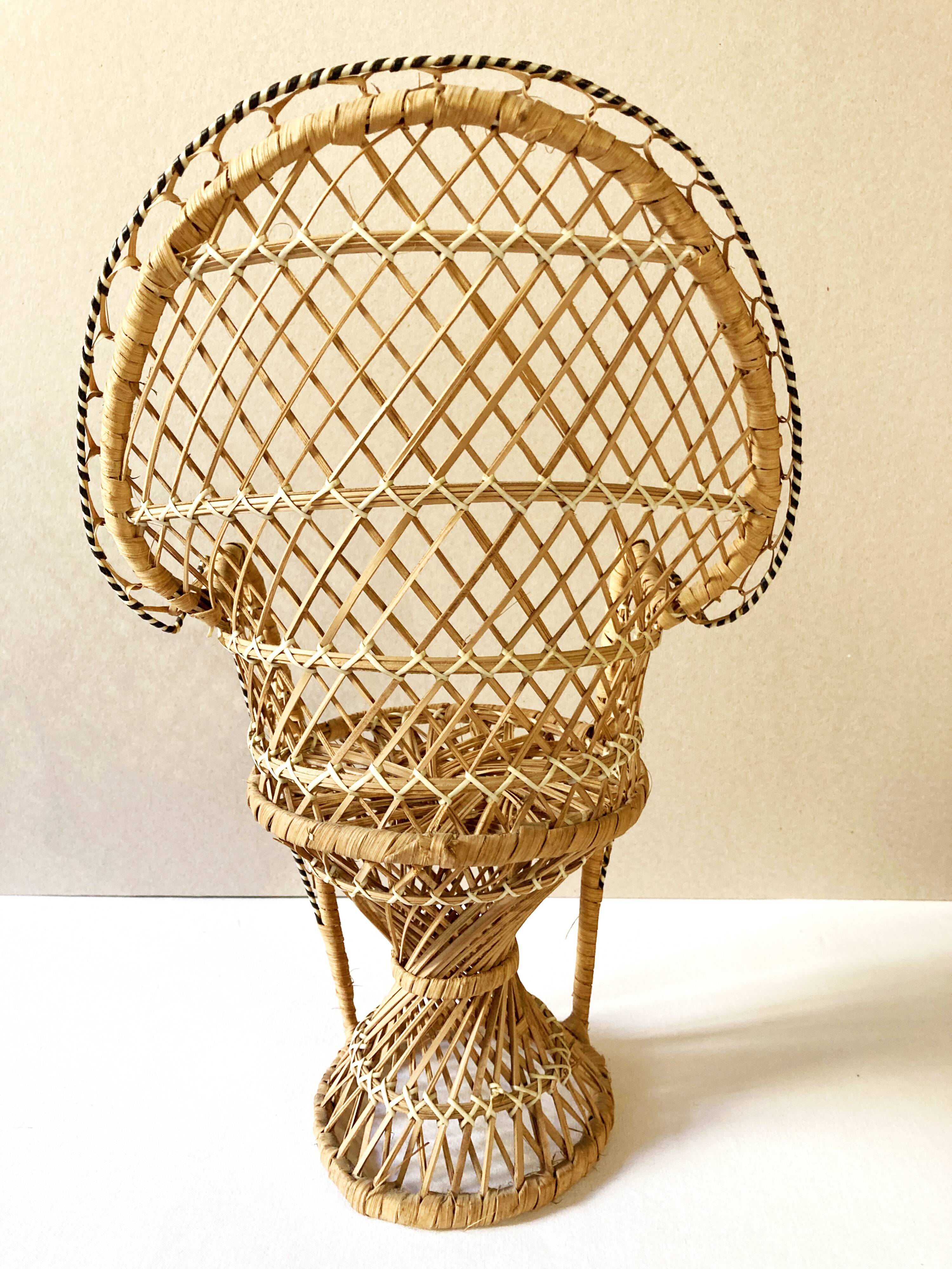 Pair of miniature Emmanuelle armchairs