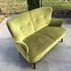 sofa 2 places organic velvet 60s