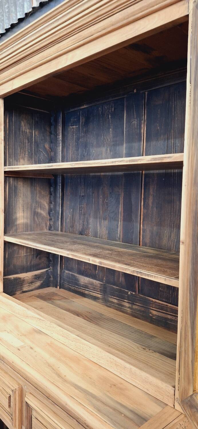 Antique two-body sideboard