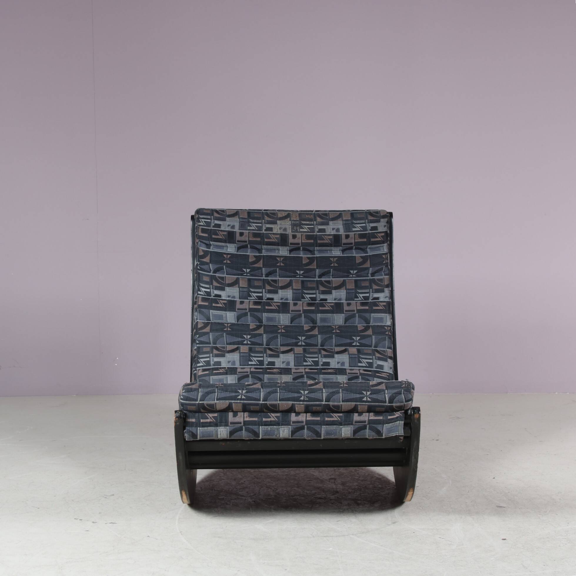 "Relaxer II" rocking chairs from the 1970s by Verner Panton for Rosenthal, Germany.