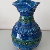 Bitossi Blue and Green Pitcher 26 cm Italy