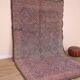 Authentic Vintage Moroccan Rug 203 x 352 cm, Berber Wool Rug, Bohemian Rug