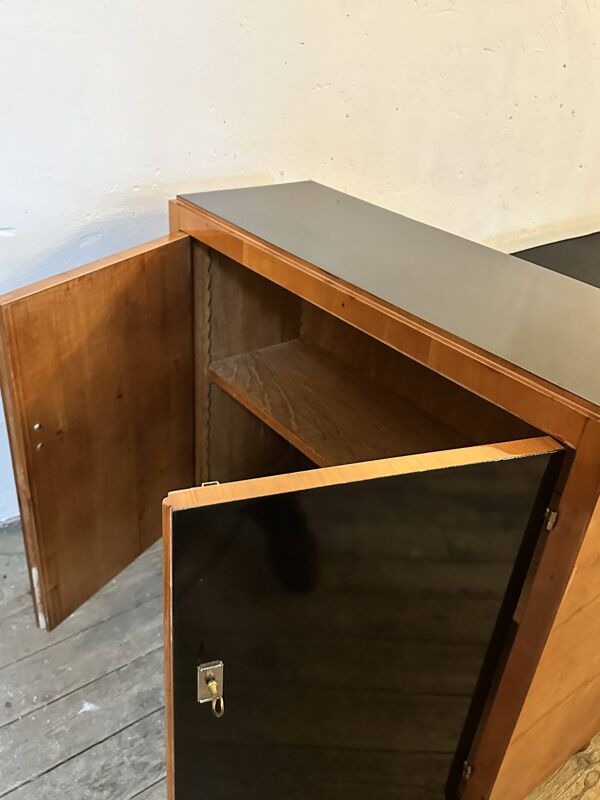 Lit de repos Art Déco attribué à Jules Emile Leleu modèle Prince de Monaco 1927