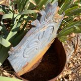 Iron and cast iron planter