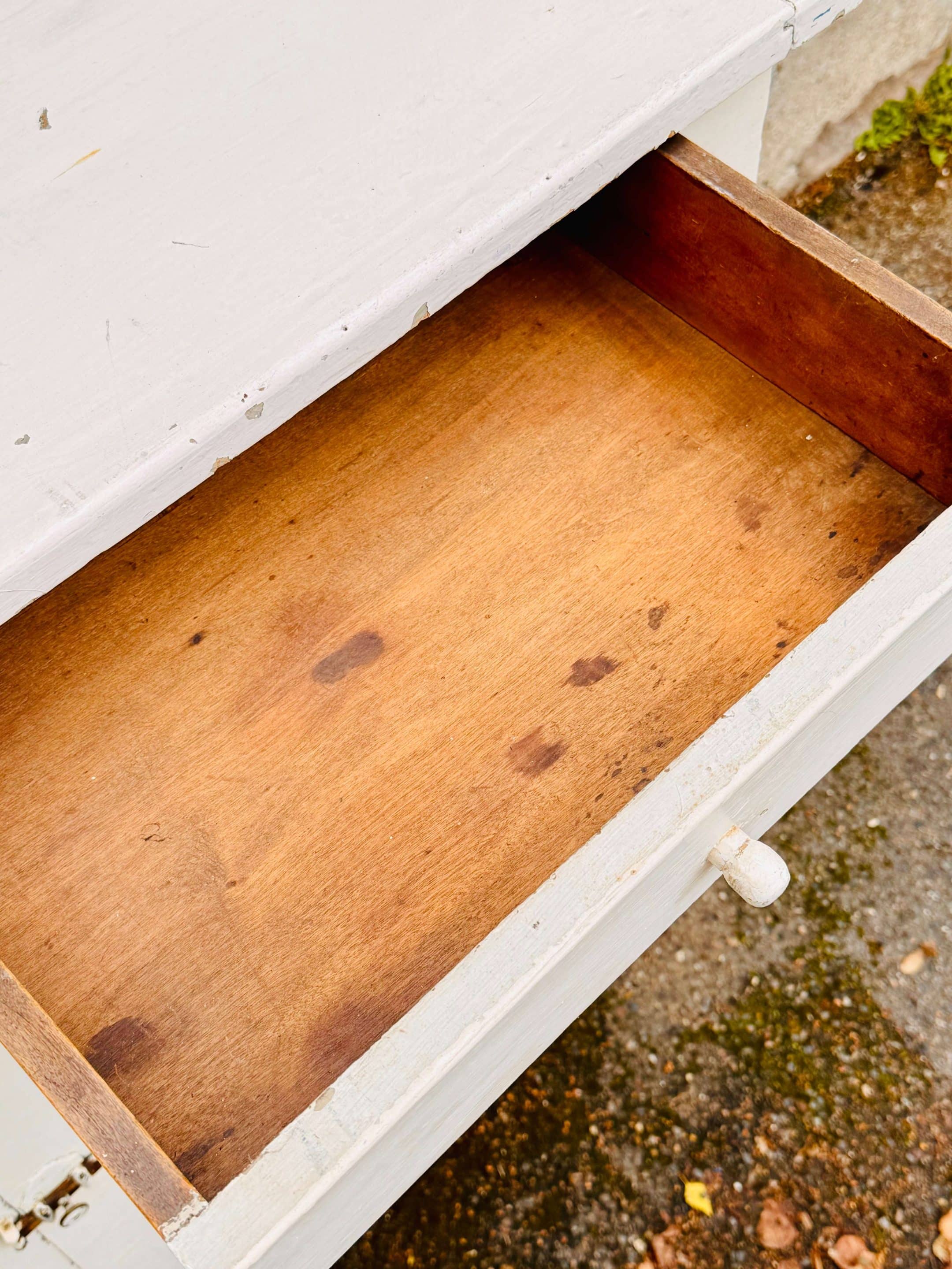 Antique Parisian sideboard, two doors, two drawers