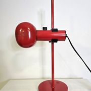 70s Red Table Lamp fully adjustable