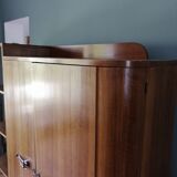 Asymmetrical art deco wardrobe