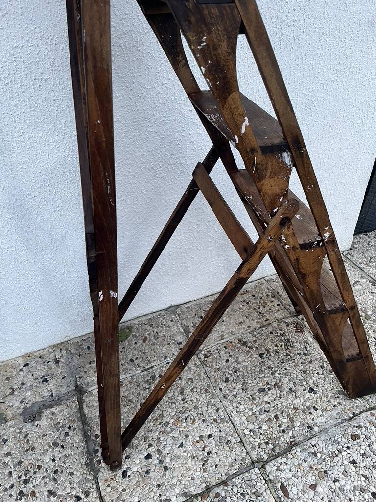 Wooden stepladder