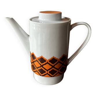 Melitta orange vintage coffee tea maker