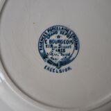 Set of 6 dessert plates Terre de Fer E. Bourgeois