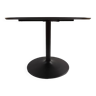 Table design pied tulipe noir