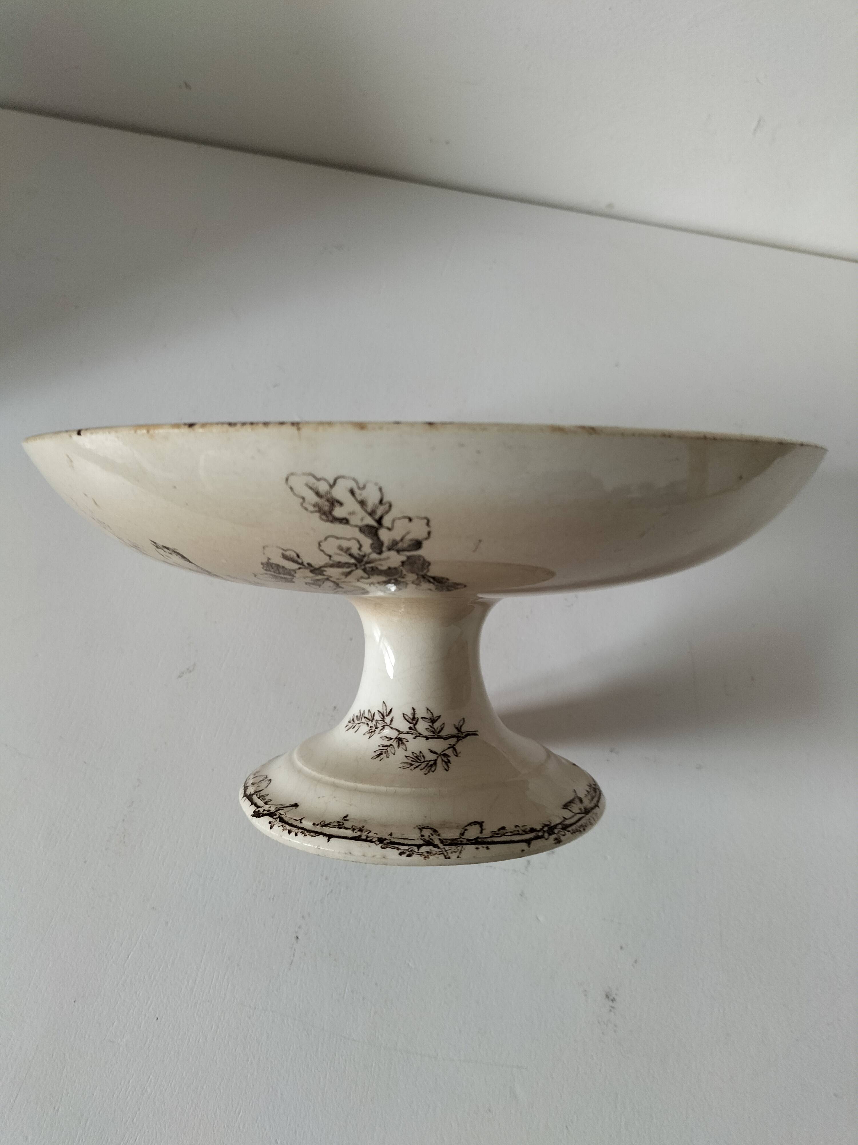 Plate on pedestal HB & Cie