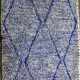 Handmade Berber rug in wool 3 x 2 m