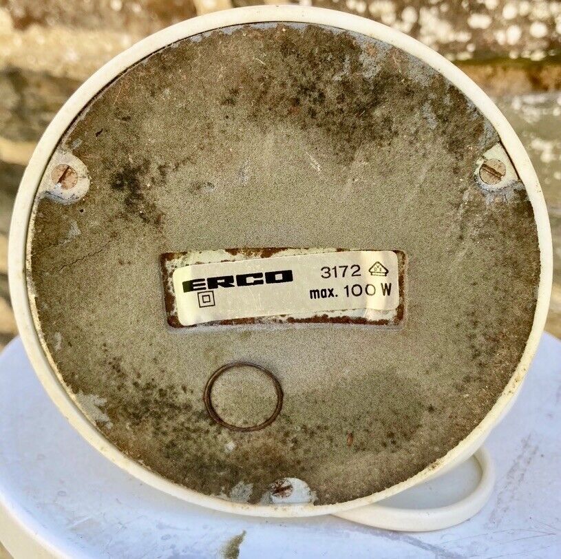 Lamp " Erco 3172 " polycarbonate and brass, Germany years 70