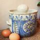 Covered pot Atelier Le murier Derval Reynaud vintage Vallauris