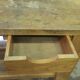 Old wooden craft workbench