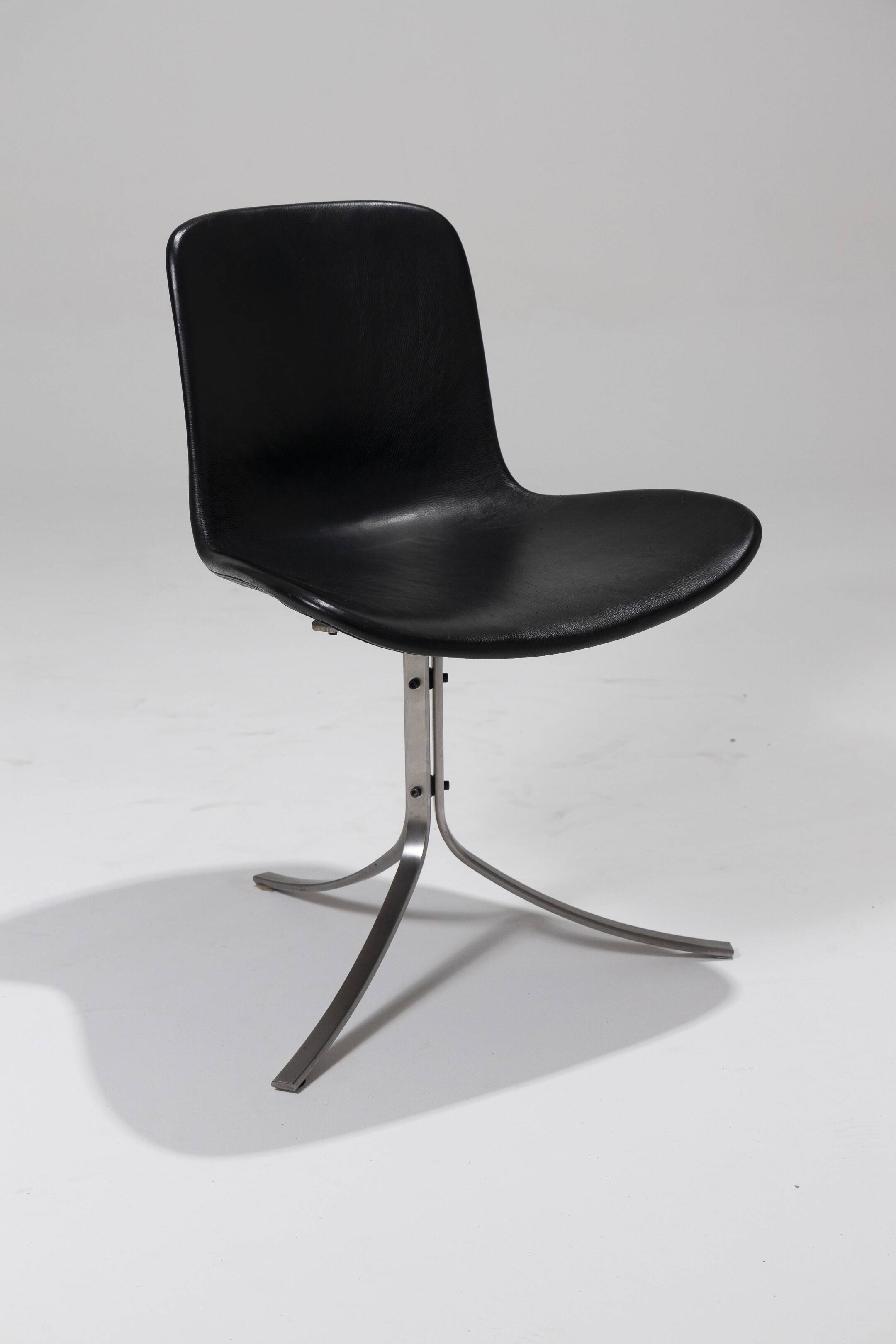Set of 4 Pk9 chairs, Poul Kjaerholm, 1960s