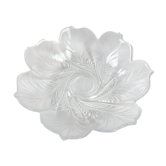 Saladier en verre forme fleur