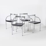 Set of 4 Francesca Spanish dining chairs by Philippe Starck for Baleri