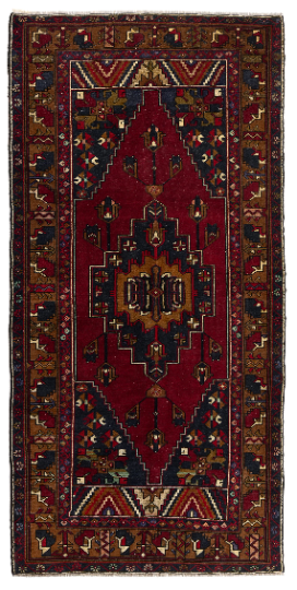 Vintage oriental rug, turkish rug from 1970s. wool rug, handmade rug