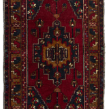 Vintage oriental rug, turkish rug from 1970s. wool rug, handmade rug