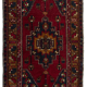 Vintage oriental rug, turkish rug from 1970s. wool rug, handmade rug
