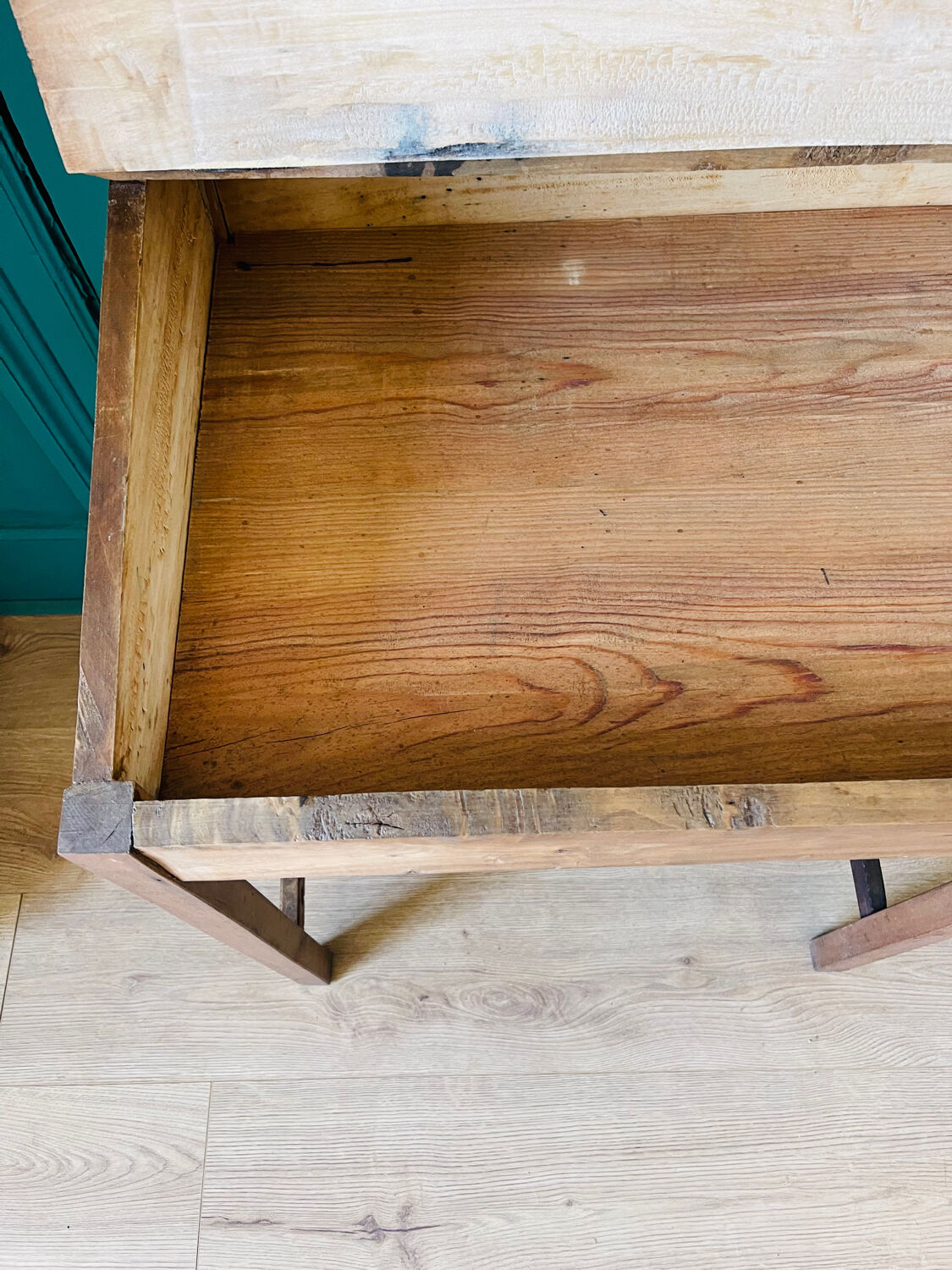 Old schoolmaster's desk