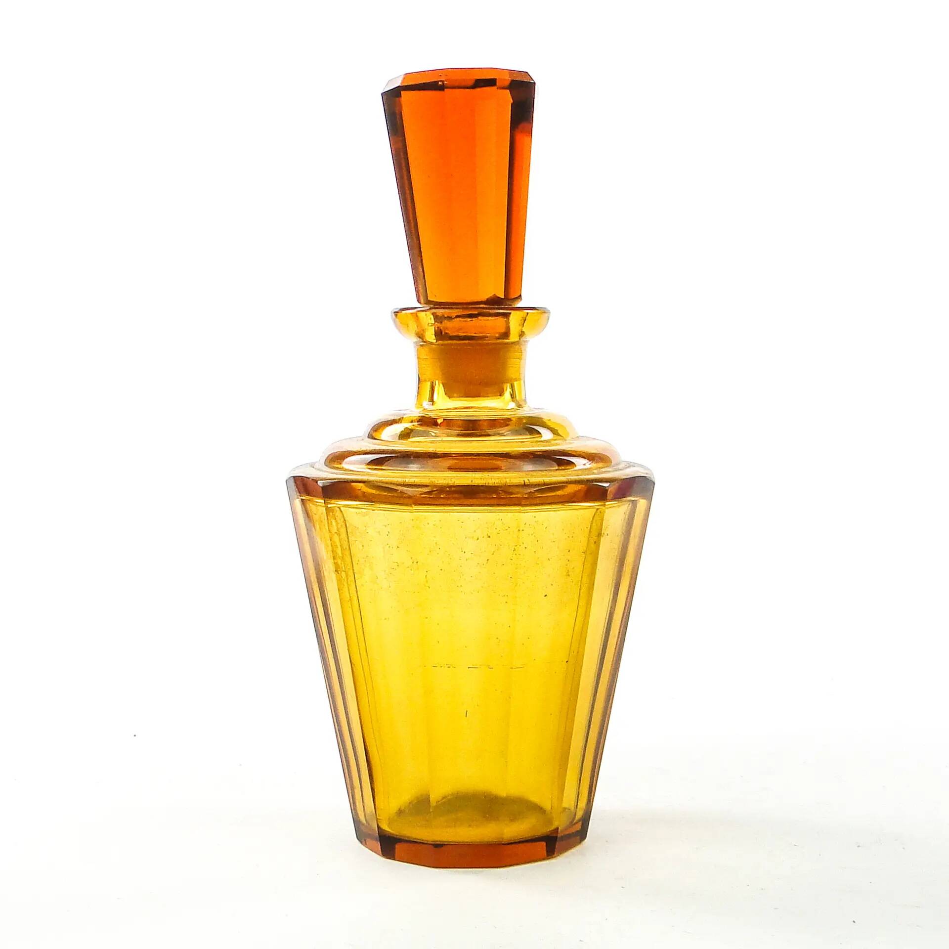 Carafe, Art Deco, crystal, Moser, Czechoslovakia, 1930s