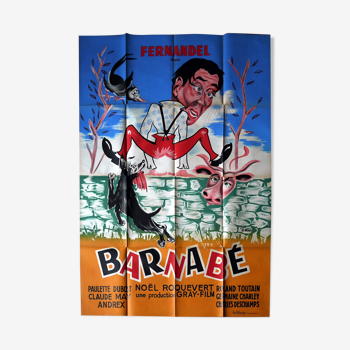 Original cinema poster - "BARNABÉ" - Fernandel - 1938