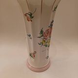 Large Luneville earthenware vase 35 cm, circa 1950.