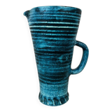 Accolay blue ceramic pitcher