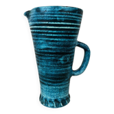 Pichet céramique Accolay bleu