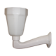 Wall light of 1920/1930 art deco white ceramic