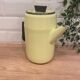 Cafetière en tôle émaillée jaune