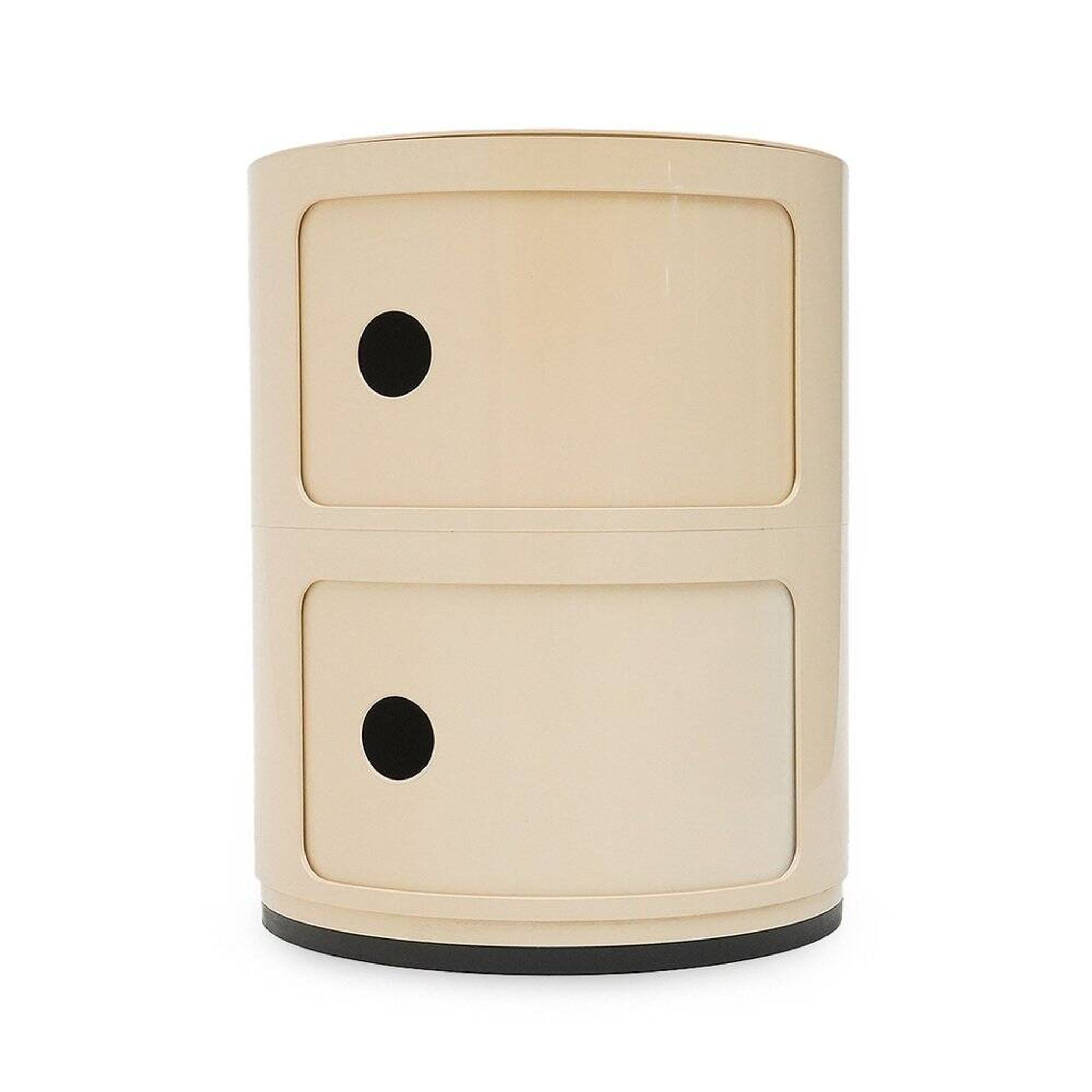 White modular storage unit by Anna Castelli for Kartell, 1970s.