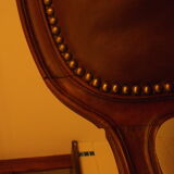 Leather armchair