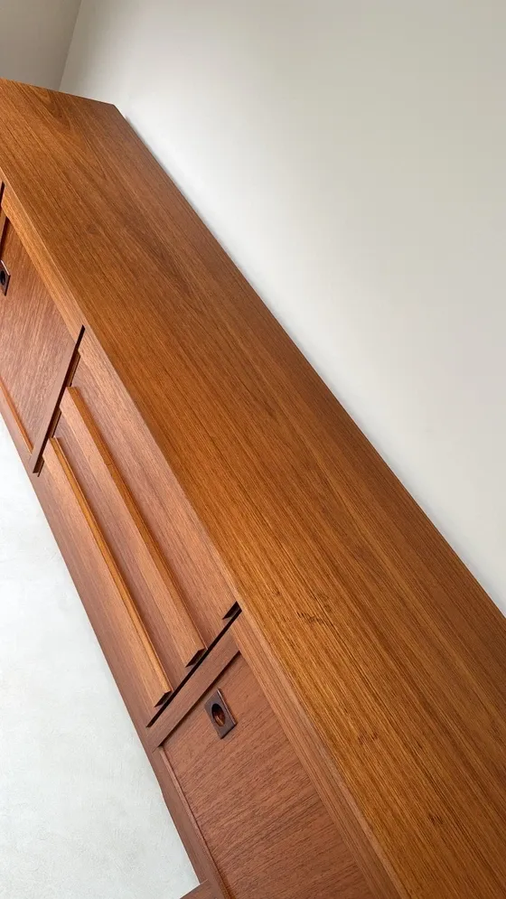 Vintage Teak Wood Sideboard