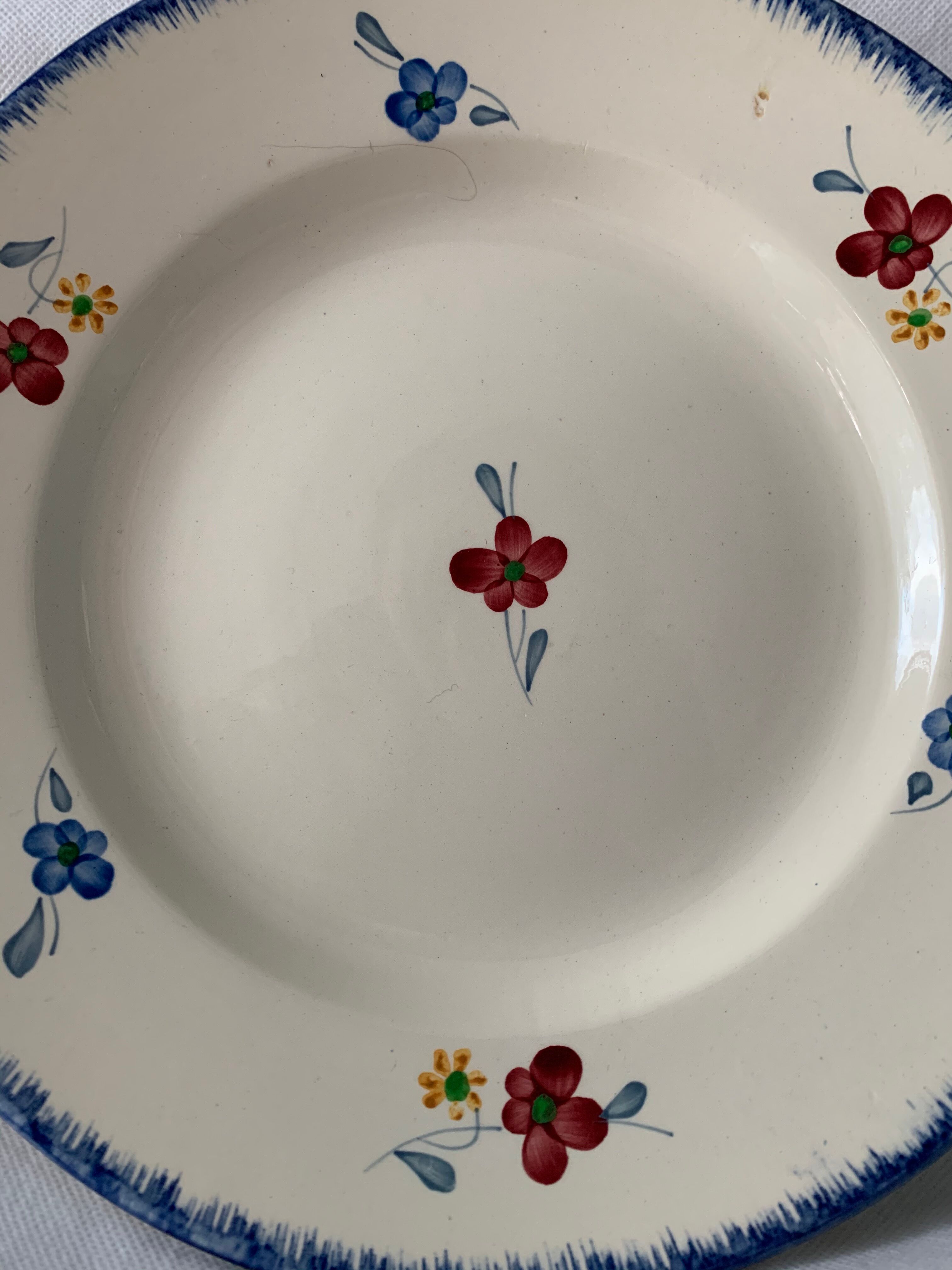 Set de 2 plats Mary Lou Digoin Sarreguemines 20 ème siècle