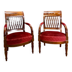 Paire de fauteuils d’époque
