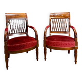 Pair of empire period armchairs