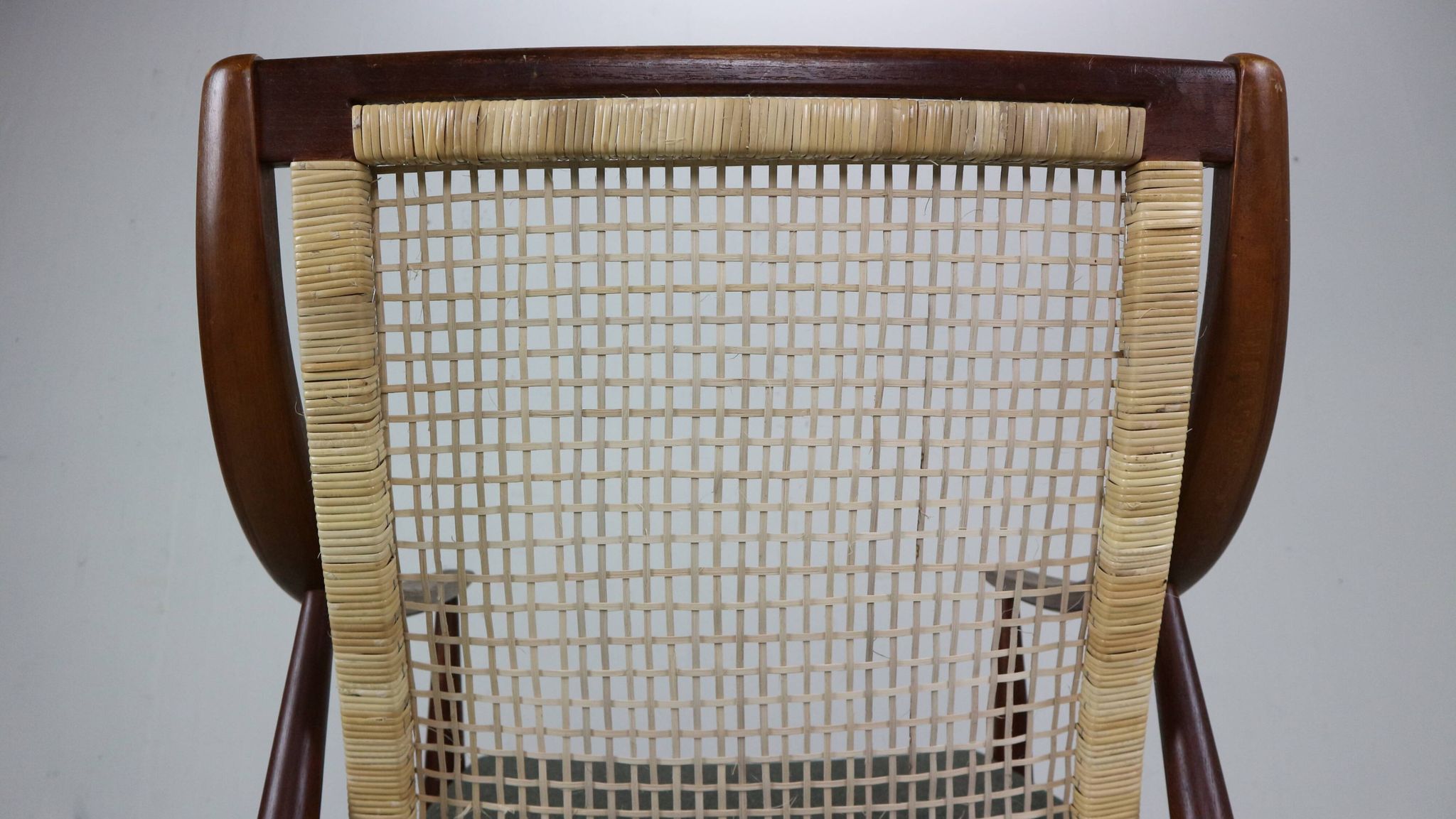 Peter Hvidt& Orla Mølgaard-Nielsen FD146 Cane Back Easy Chair, Denmark