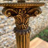 Ancienne Lampe colonne en laiton