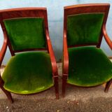 Pair of armchairs period resrauration