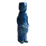 Anthropomorphic ceramic lamp base